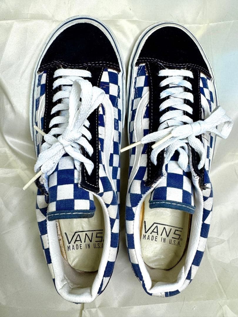 Vintage 1980s Vans Old Skool Sneakers Shoes Mens Size US 85 Very Rare Item image 2