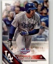 2016 Topps Opening Day Adrian Gonzalez #OD-135 Los Angeles Dodgers
