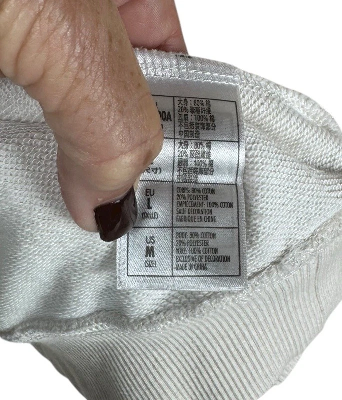 NEW Disney Parks Stars Stripes Americana Men's Pullover 1/2 Zip Sweatshirt M - Image 4 of 4