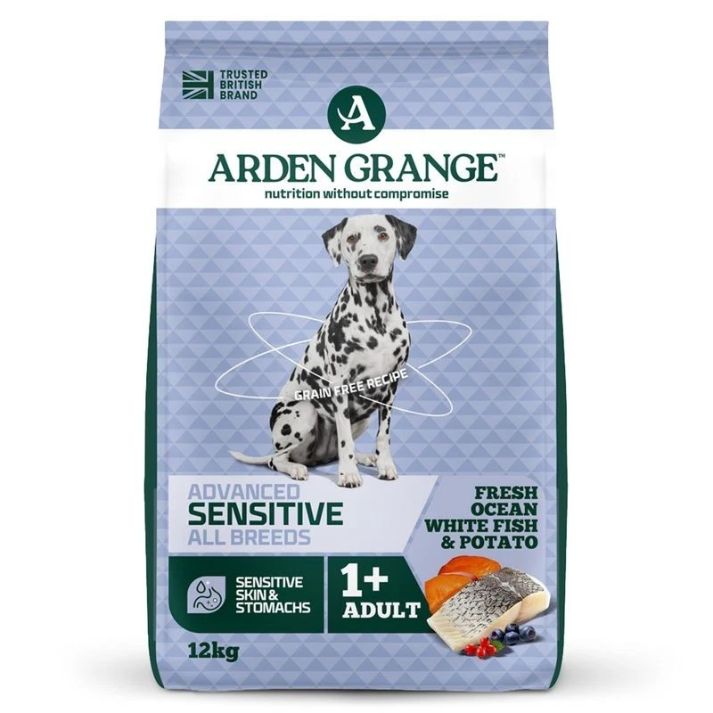 Arden Grange Sensitive Adult Dog Food Fish Potato Grain Free Skin Digestion 12kg
Opens in a new wind