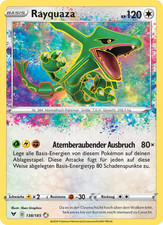 Rayquaza / Pokémon Karte / Deutsch / Farbenschock / Holo