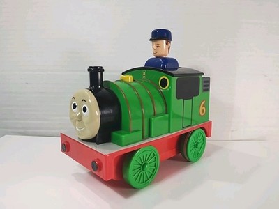 Push 'N Go Percy #6 Thomas The Train & Friends Engine 2004 Tomy Toy