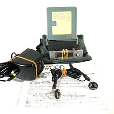 KENWOOD DMC-Q77 Portable MD Player MDLP with Remote Stand Japan Tested