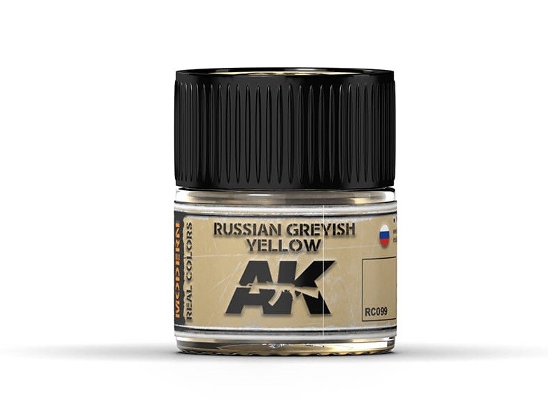 AK Interactive AFV RC099 Русская серовато -желтая акриловая краска для хобби 10 мл США 1990₽
