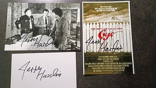 JERRY HARDIN Authentic 2 Hand Signed Autograph 4X6 Photo S & CARD ACTOR CUJO