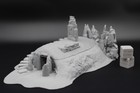 Tabletop Terrain Crypt Burial Mound Barrow Dnd RPG wargame skirmish 28mm 32mm BC