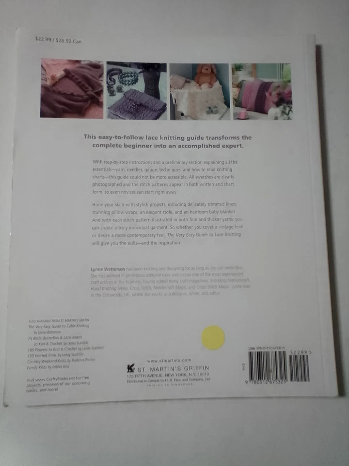 Very Easy Guide to Lace Knitting instructions and patterns - Image 2 of 4