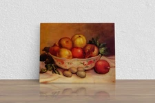 Pierre-Auguste Renoir "Still Life with Pomegra" Canvas Print Wall Art Home Decor