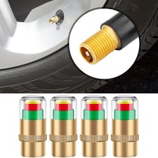 4pcs Car Tire Pressure Monitor Valve Caps Visual Alert Tire Pressure Warning Cap 4pcs Car Tire Pressure Monitor Valve Caps Visual Alert Tire Pressure Warning Cap