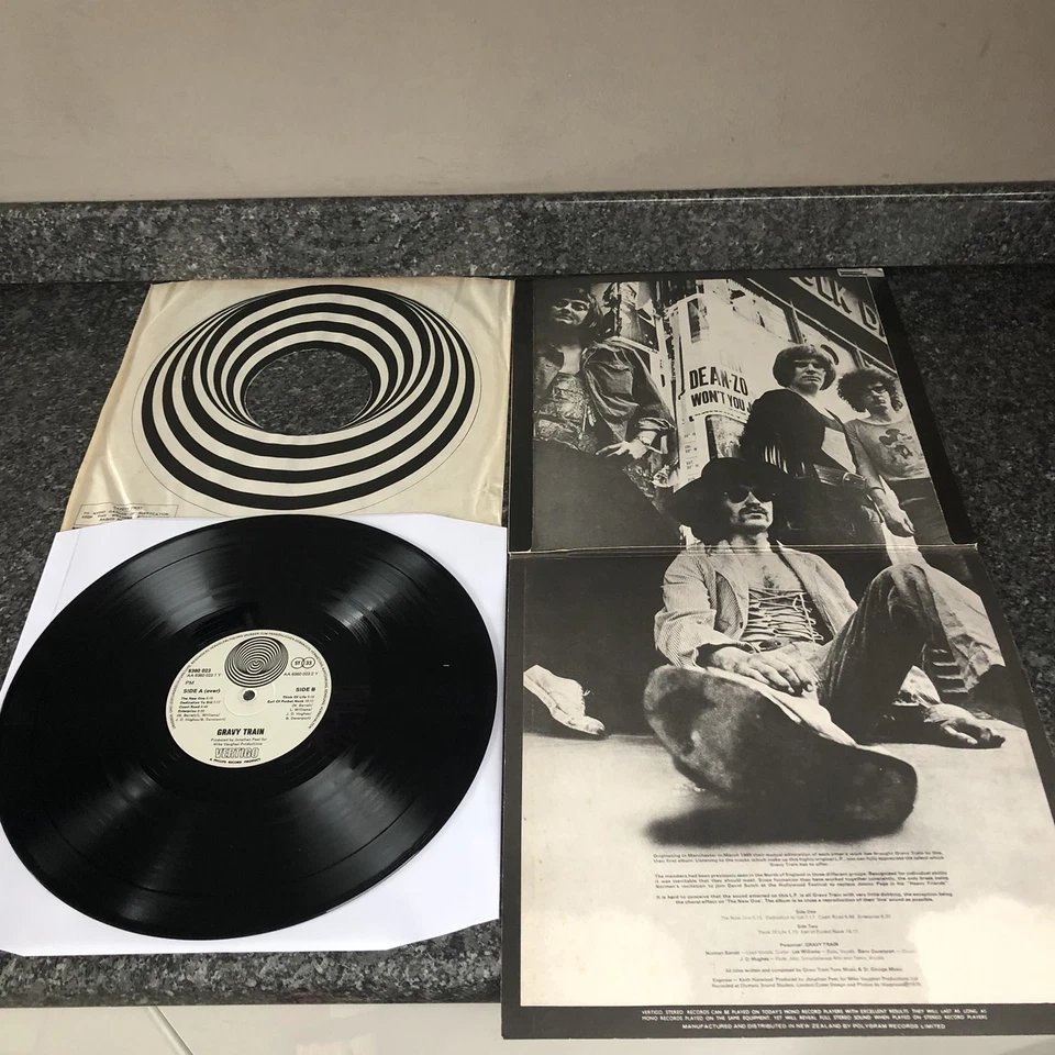 SUPER RARE PROMO GRAVY TRAIN SELF TITLED ALBUM 6360023 GERMAN 1ST PRESS NM-/NM- - Image 4 of 4