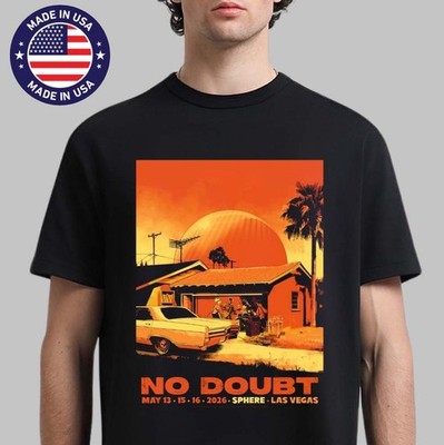 No Doubt Sphere Las Vegas 2026 Weekend 2 May 13-16 Concert T-Shirt