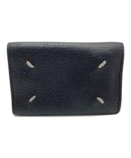 Maison Margiela          Goat leather 6-ring key case black S55UA0026