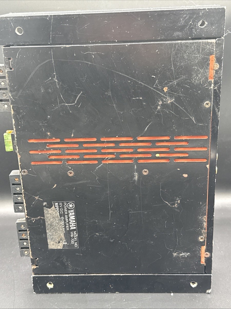 YAMAHA YPA-700 パワーアンプ Vintage Yamaha YPA-700 Car Audio Power Amplifier w/ Cable