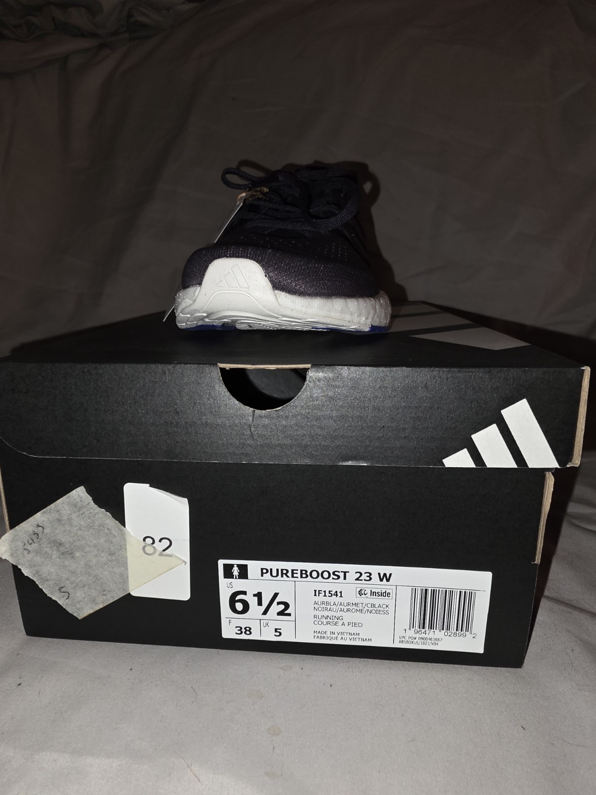 adidas Pureboost 23 W Aurora Black Women's Running Shoes IF1541 2024 Sneaker thumbnail 4