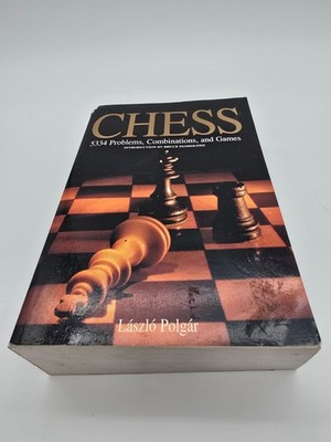 Chess 5334 Problems Combinations Games Laszlo Polgar Tess Press 1995 Paperback