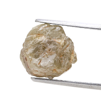 3,71 ct Graugelb Naturbelassener Roher Unregelmäßiger Diamant lose