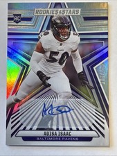 2024 Rookies & Stars Adisa Isaac /499 Auto RC #101 Baltimore Ravens