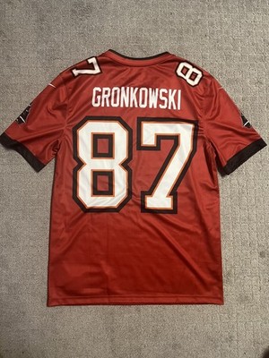 Rob Gronkowski Nike Dri-Fit On Field NFL Tampa Bay Buccaneers Jersey Mens Medium