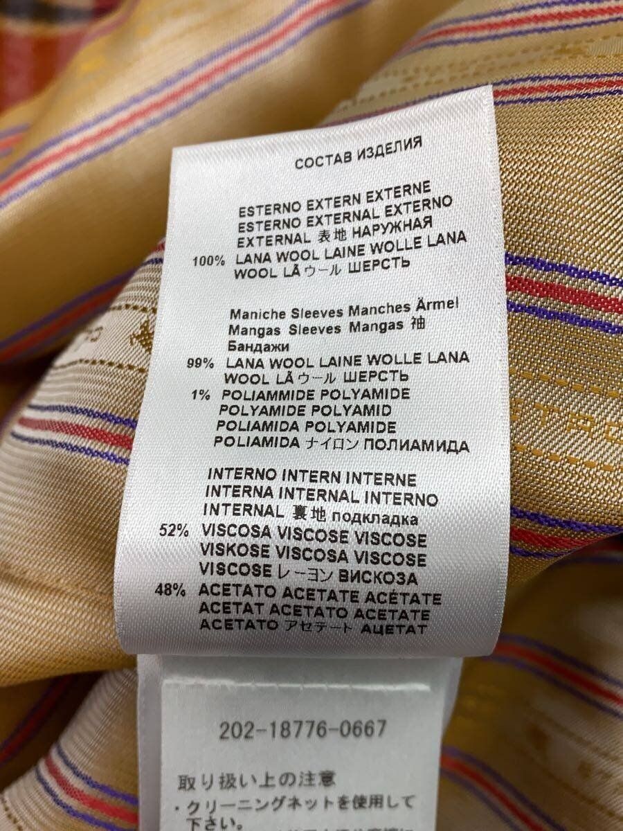 ETRO altra giacca 38 lana rosso check 202 18776 0667 usata