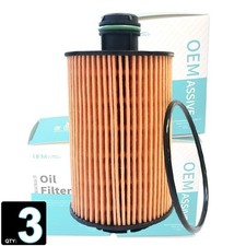 3x Engine Oil Filter For Maserati Lancia Chrysler 673002882 673001010 68229402AA