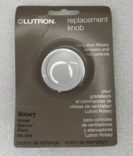 Lutron RK-WH White Rotating Dimmer Replacement Knob