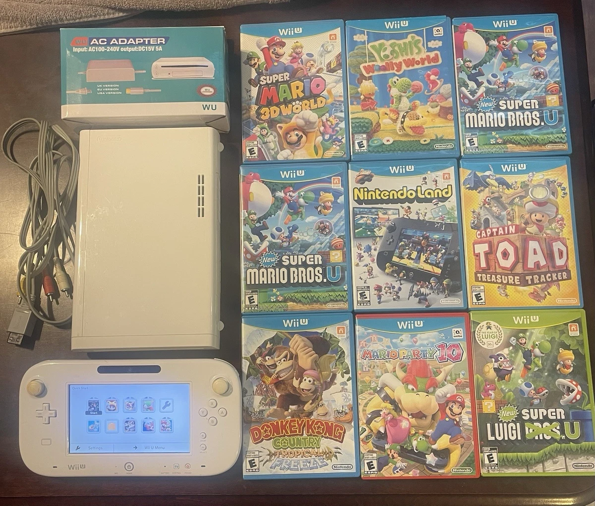 Nintendo Wii U - Basic White Video Game Consoles for sale | eBay