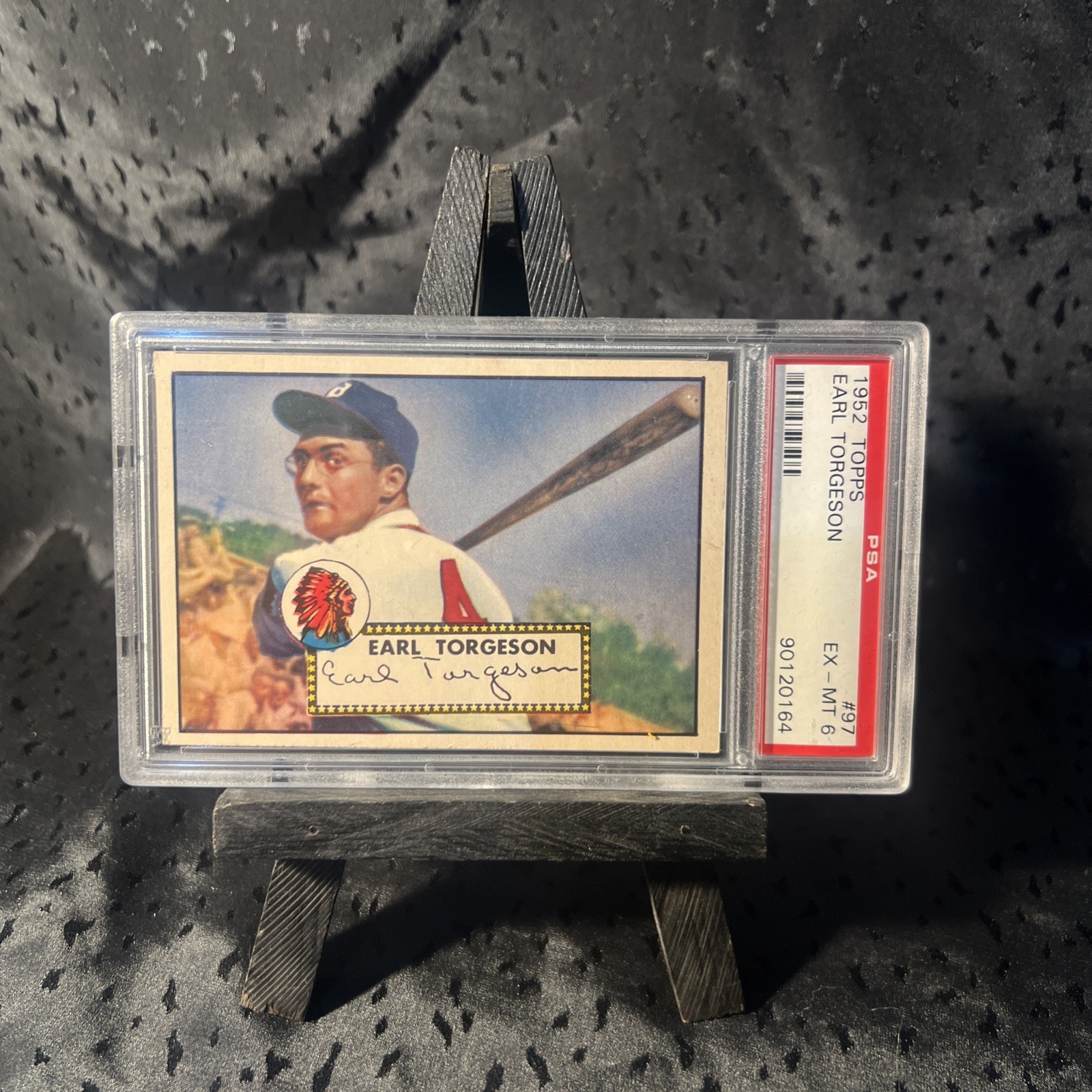 1952 Topps #97 Earl Torgeson PSA 6 - EX-MT