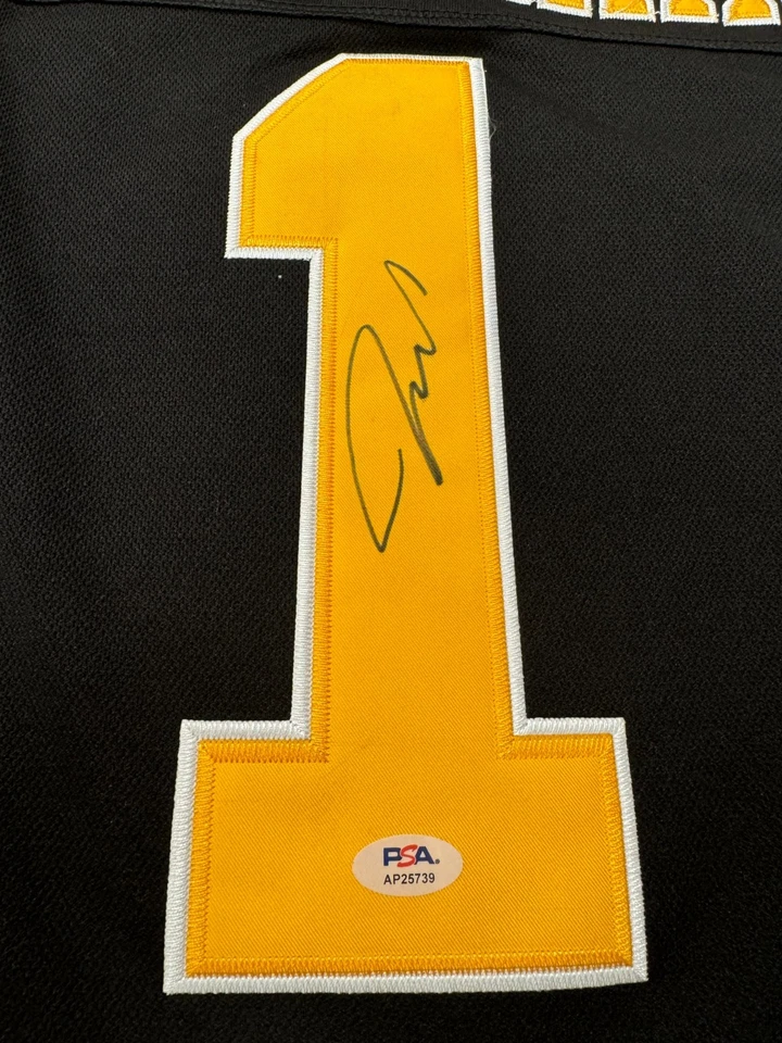 Jeremy Swayman Signed Autographed Boston Bruins Jersey PSA/DNA COA Size XL - Image 2 of 3