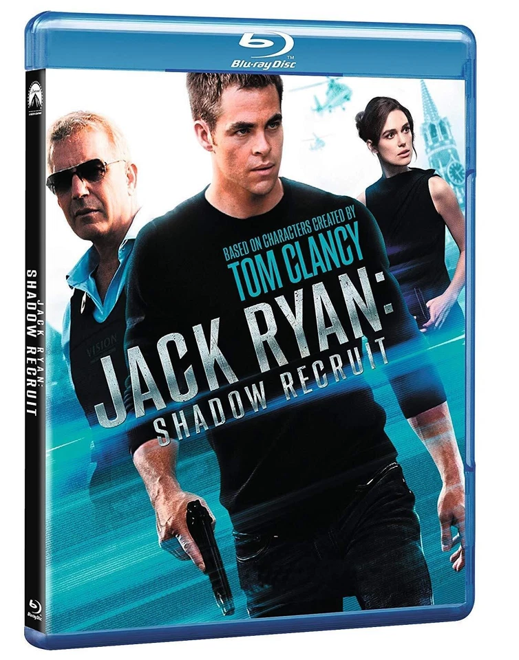 Blu-Ray JACK RYAN SHADOW RECRUIT/Keira Knightley, Chris Pine, Kenneth Branag 10z