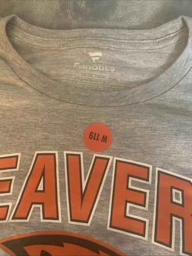 Oregon State beavers men’s size large fanatics T-shirt team logo new without tag - Picture 2 of 2