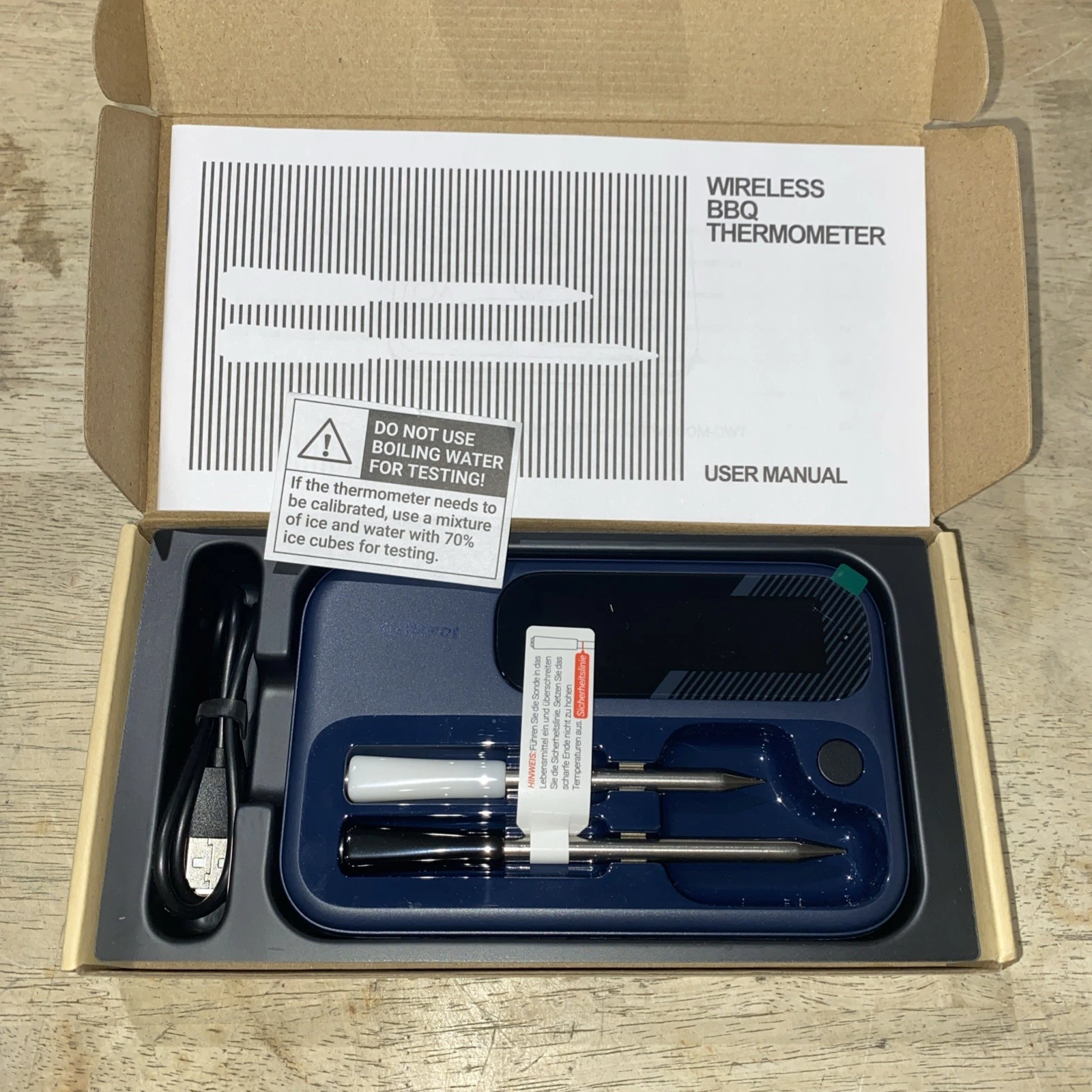 FitFlavor Wireless Meat Thermometer W/ Dual Probes, Wi-Fi Rechargeable Waterproo
Opens in a new wind