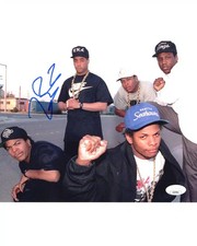 DJ Yella signed 8x10 Photo Rapper Rap NWA JSA Authentication