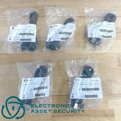 (Lot of 5) Polycom USB to Micro USB locking cable (2M/6.6Ft)