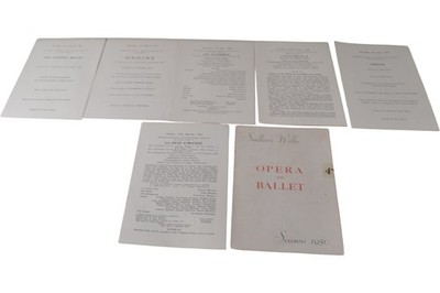 Sadler's Wells Oper und Ballett Saison 1950 Programm Sammlung Vintage