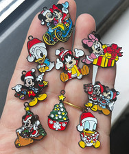 50Pcs cartoon Christmas mix Charm bracelet necklace Pendants DIY Jewelry Makings