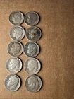 10 silver roosevelt dimes lot of 10 All 1950s.