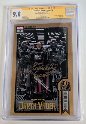 Star Wars Darth Vader #21 CGC 9.8 SS Giancarlo Esposito Signed Variant