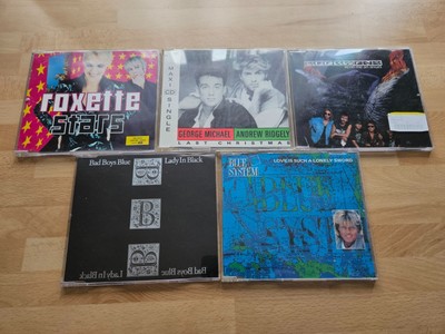 Scorpions-Roxette-B.B.Blue- Sammlung von Maxi-CDs  - MAXI CD DISK-TOP-BEST-SONG-