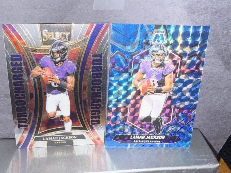 Lamar Jackson Baltimore Ravens 2-Card Lot