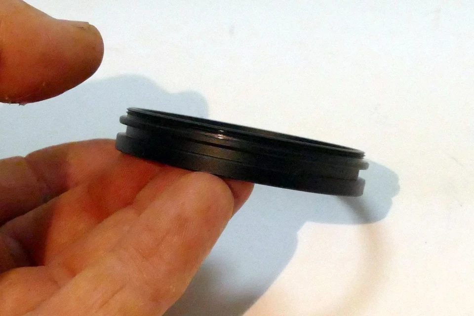 58mm to 58mm Step-up ring Metal adapter double threaded for rubber hood - Image 3 of 4