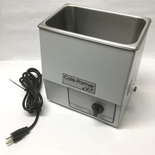 Cole Parmer 08895-18 Ultrasonic Cleaner, Stainless Steel, 1 Gal, 60 Min, 220VAC