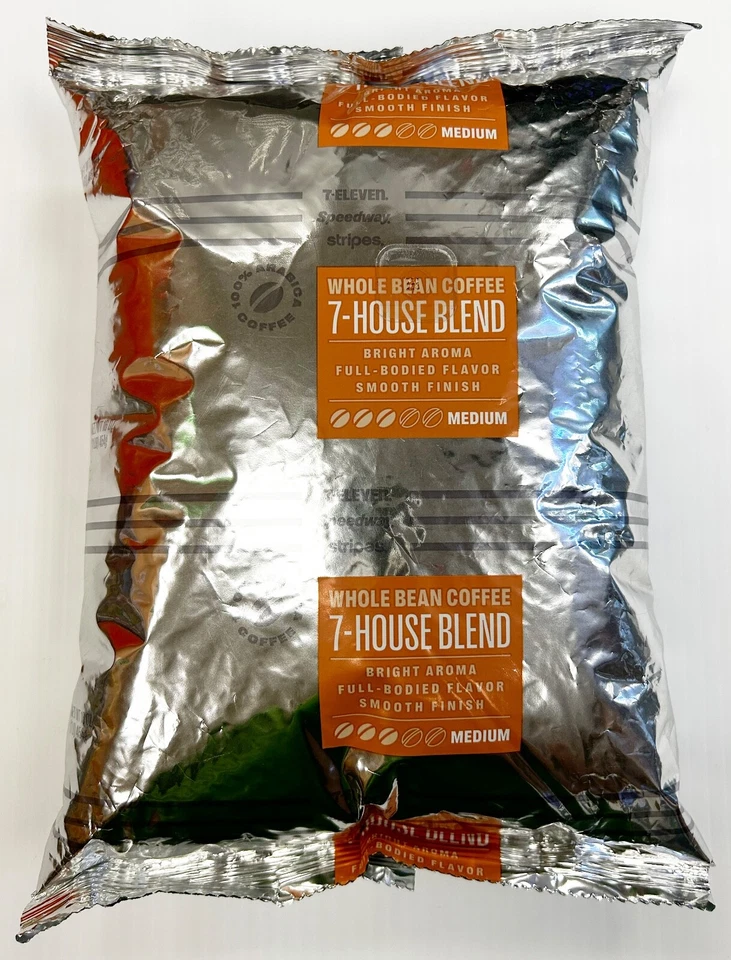 7-ELEVEN 7 Eleven Whole Bean Medium Arabica Coffee House Blend - 4lbs. / 9lbs.