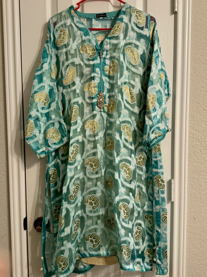 Kurti Agha Noor paquistaní talla grande Foto 2 de 4