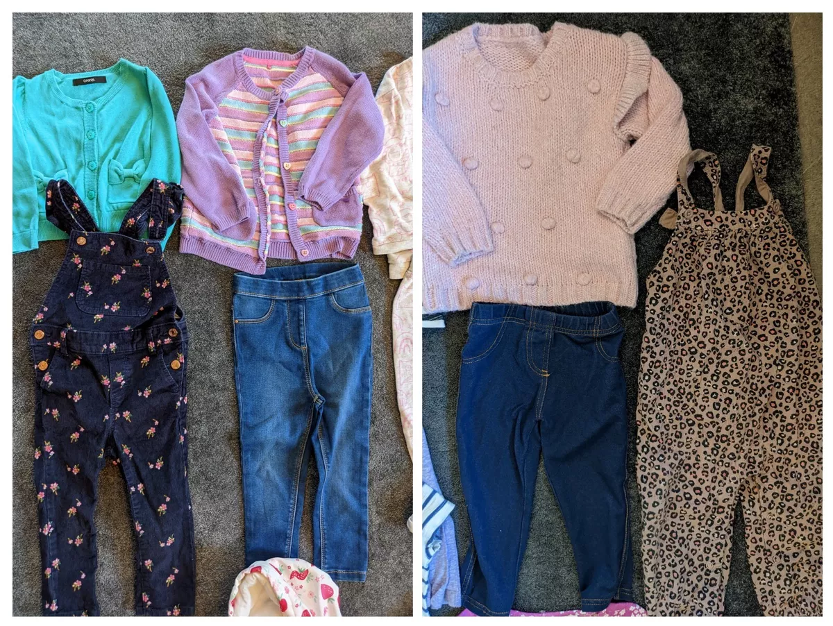 Toddler Girls Clothes Bundle Size 1 2y 49items NEXT TU GEORGE