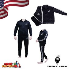 2-Piece Premium Tracksuit Jogging GYM Track Jacket Track Pants Large Size