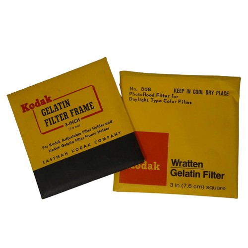 Tiffen Series 7 to 8 Step up Ring w 52 M 7 Adapter & 5 x 3" Kodak Filter Frames - Picture 5 of 7