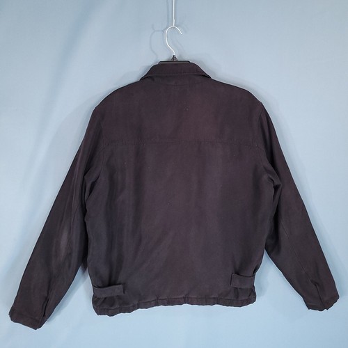 London Fog Men's Full Zip Quilted Lining Jacket Black Size M Reg - Picture 4 of 9