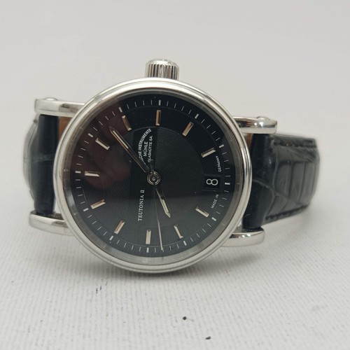 Mühle Glashütte Black Teutonia 2 Wristwatch M1-30-23 limited Edition 300 psc VTG - Picture 11 of 11