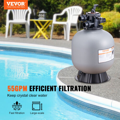 VEVOR Filtro a sabbia per piscine fuori terra da 22" con valvola a 7 vie - Imagen 2 de 12