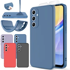 For Samsung Galaxy A15/A25/A14/A54/A55 5G Liquid Silicone Shockproof Case Cover